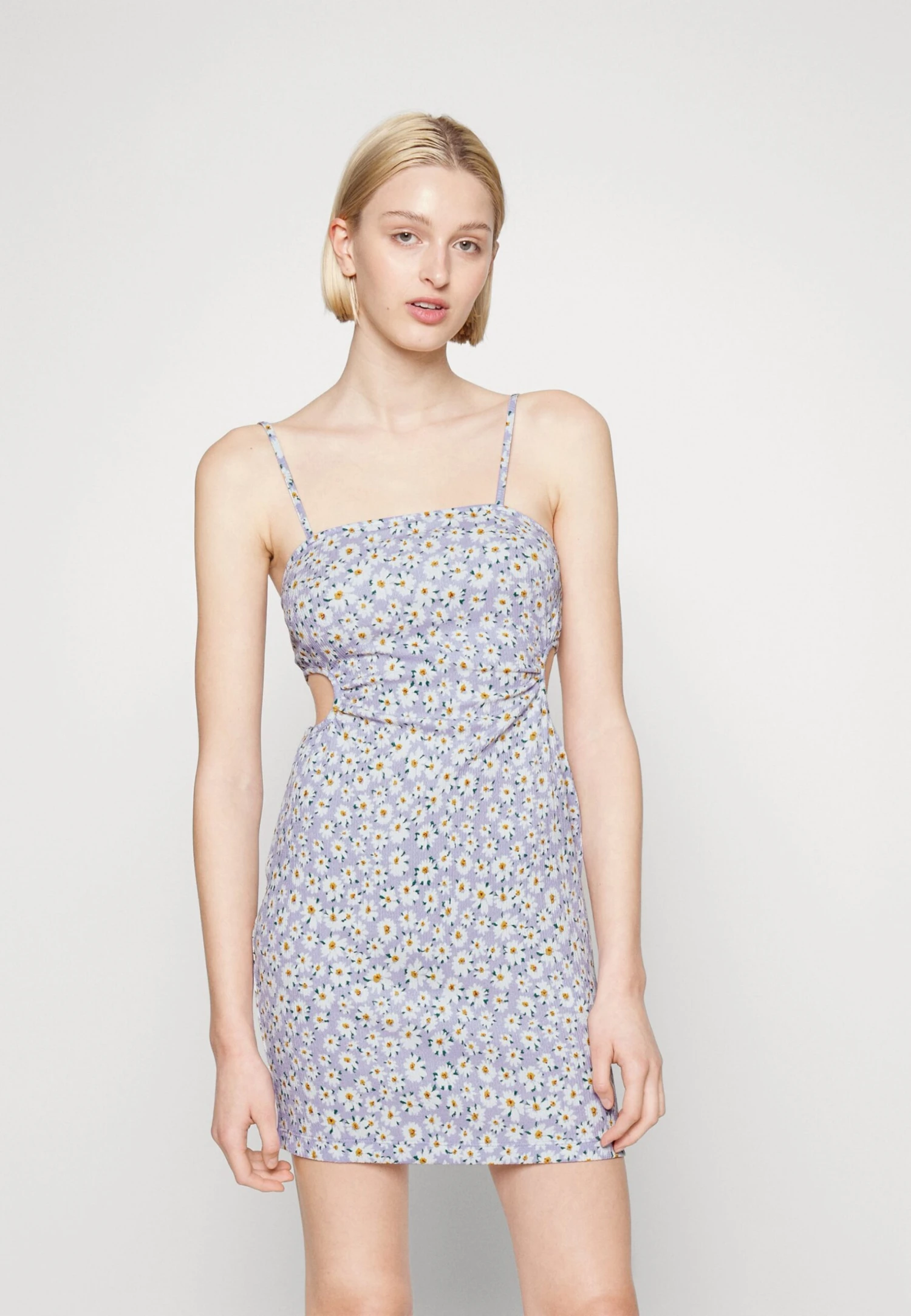 Even&Odd Strappy Open Waist Bodycon Mini Dress (Eo-Ss23-C130-Sp) / 802 - Black - Jersey Dress - Lilac - 403_White - 001_Yellow - 202 3 Even&Odd Strappy Open Waist Bodycon Mini Dress (Eo-Ss23-C130-Sp) / 802 - Black - Jersey Dress - Lilac - 403_White - 001_Yellow - 202 - Image 3