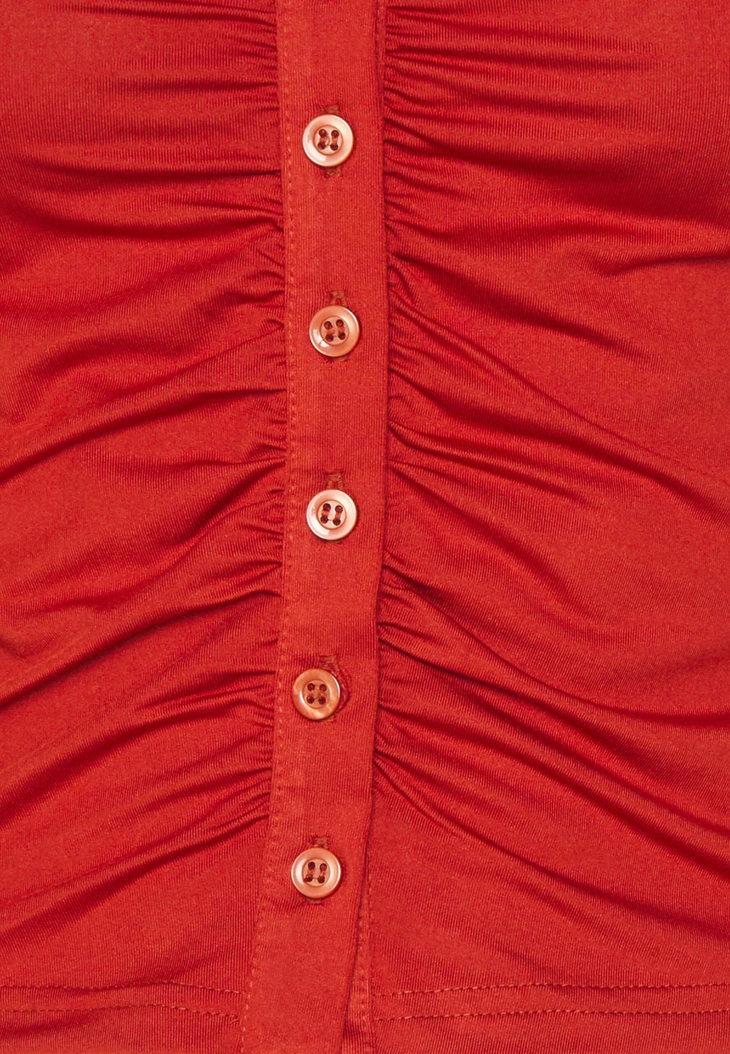 Even&Odd Button-Down Blouse - Red 5 Even&Odd Button-Down Blouse - Red - Image 5