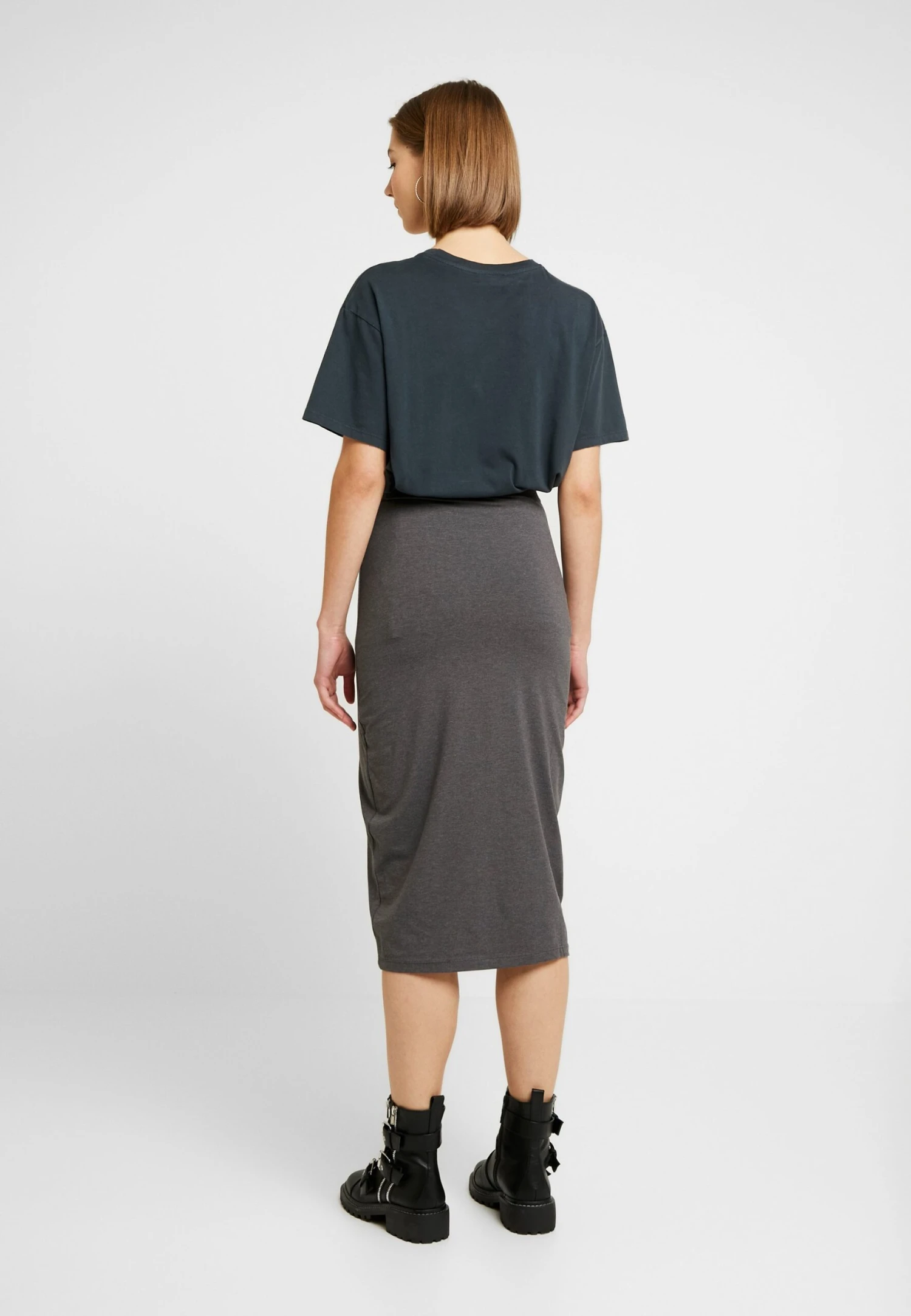 Even&Odd 2 Pack - Pencil Skirt - Black/ Grey 4 Even&Odd 2 Pack - Pencil Skirt - Black/ Grey - Image 4