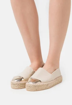 Even-Odd Store 24 Even&Odd Espadrilles - Beige/ Gold