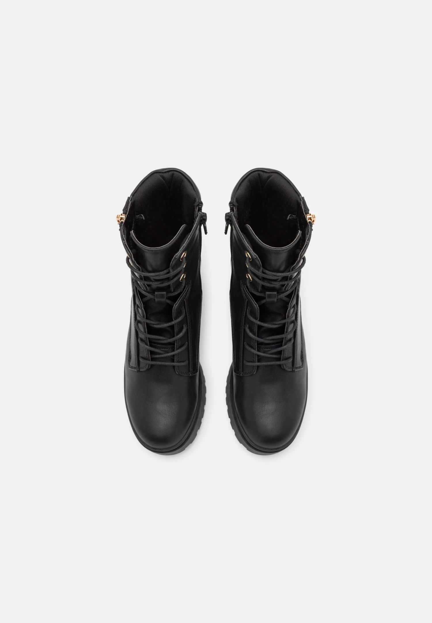 Lace-Up Ankle Boots - Black 6 Lace-Up Ankle Boots - Black - Image 6