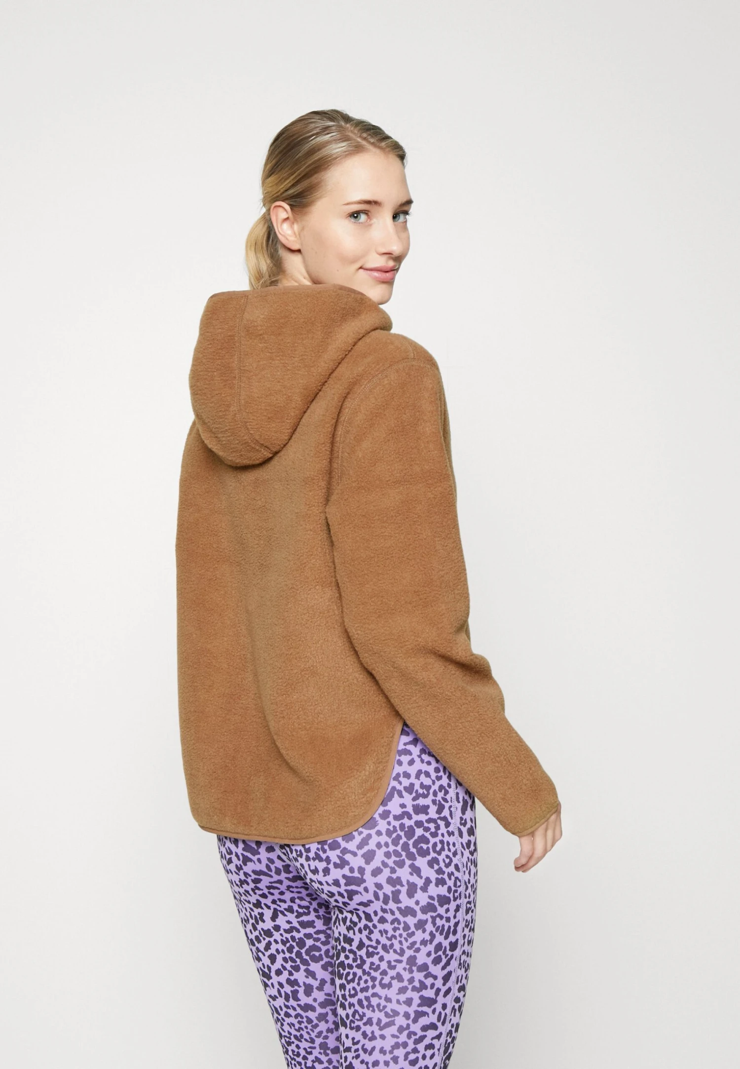 Fleece Jacket - Light Brown 3 Fleece Jacket - Light Brown - Image 3