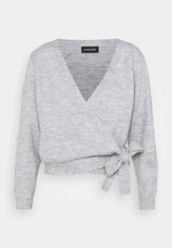 Even&Odd Cardigan - Mottled Light Grey