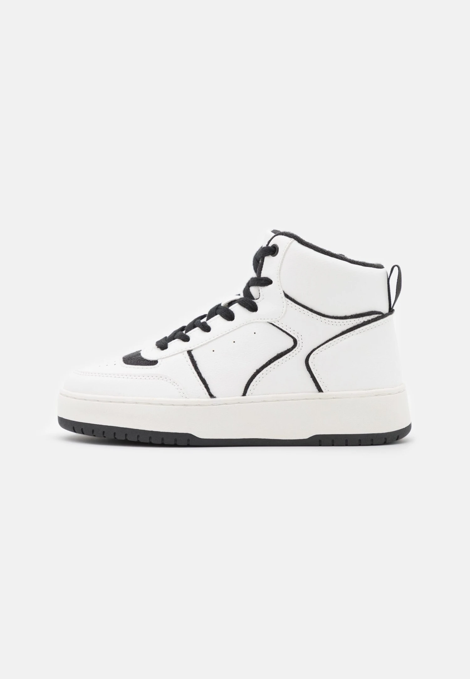 Even&Odd High-Top Trainers - White/Black 2 Even&Odd High-Top Trainers - White/Black - Image 2