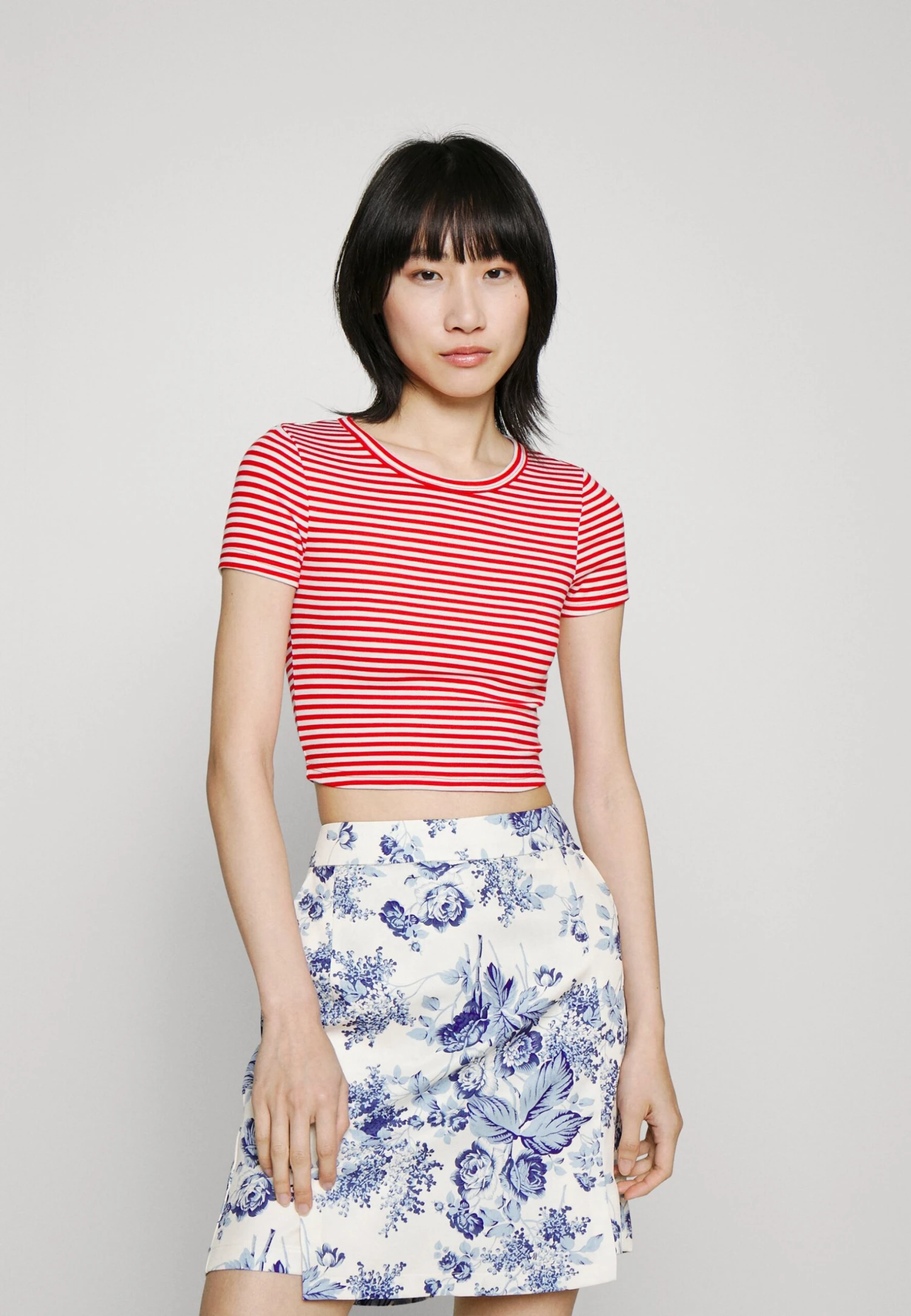 Even&Odd 2 Pack - Basic T-Shirt - Red/White/Dark Blue 4 Even&Odd 2 Pack - Basic T-Shirt - Red/White/Dark Blue - Image 4