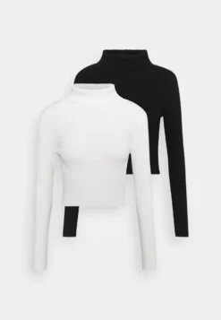 Even&Odd Cropped Turtle Neck 2 Pack - Jumper - Black/ White -Even-Odd Store ab80f7e617654e94a6ec0dc086796d5b scaled