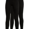 2 Pack - Leggings - Trousers - Black