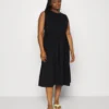 Sleeveless Dress- Day Dress - Black