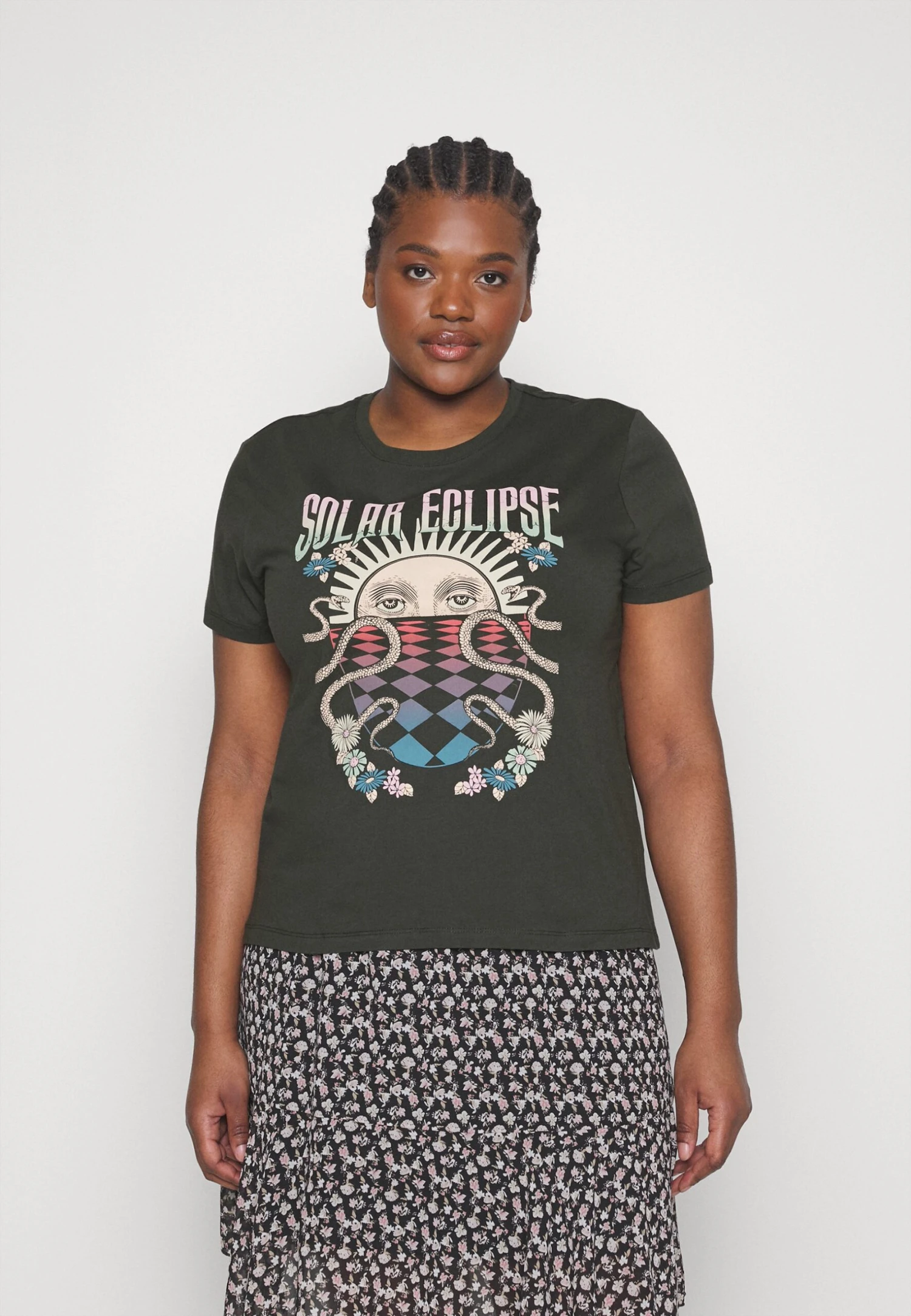 Print T-Shirt - Anthracite 1 Print T-Shirt - Anthracite