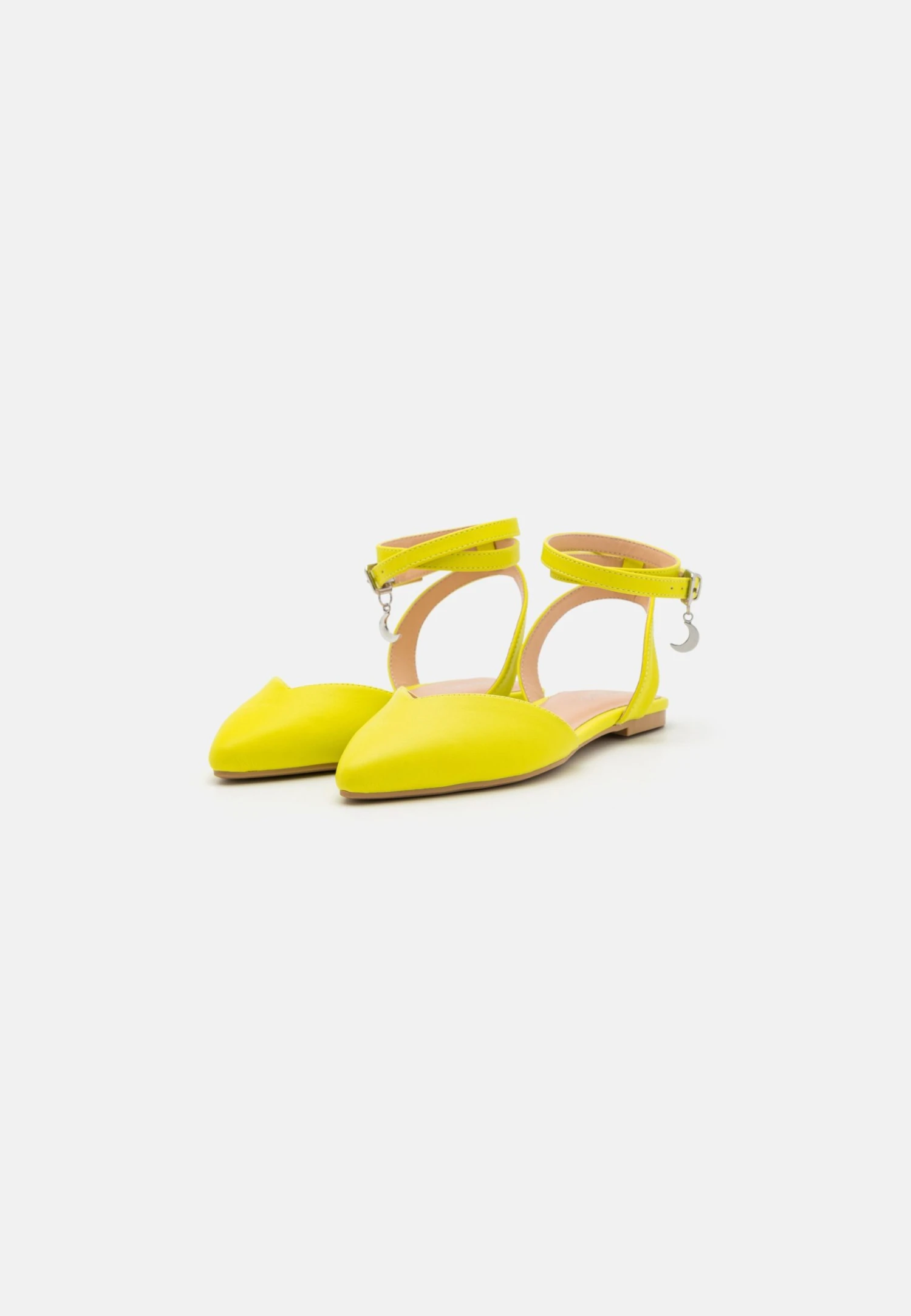 Even&Odd Slingback Ballet Pumps - Yellow 3 Even&Odd Slingback Ballet Pumps - Yellow - Image 3