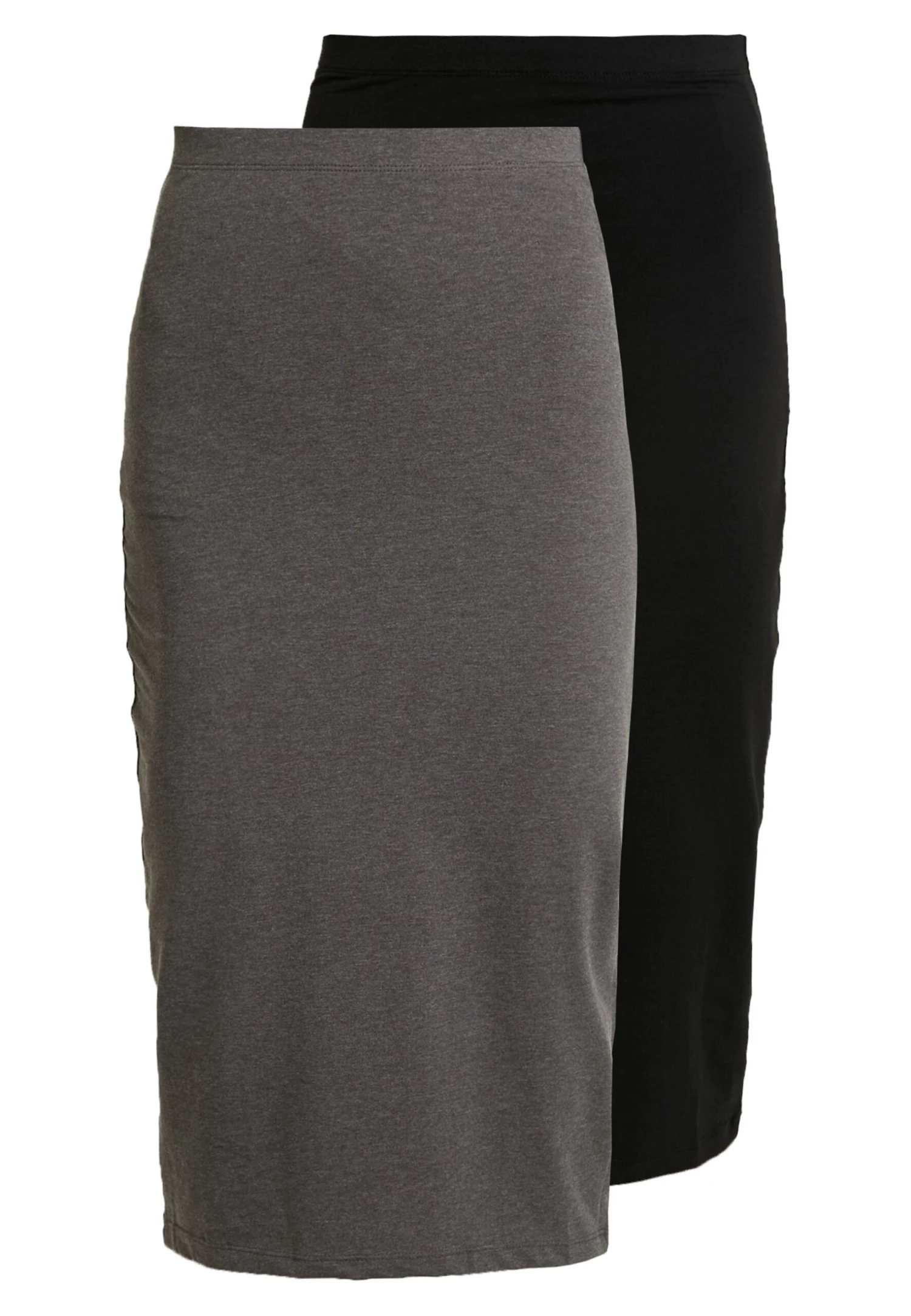 Even&Odd 2 Pack - Pencil Skirt - Black/ Grey 1 Even&Odd 2 Pack - Pencil Skirt - Black/ Grey