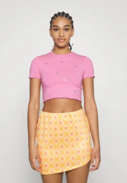 Even&Odd Print T-Shirt - Nude