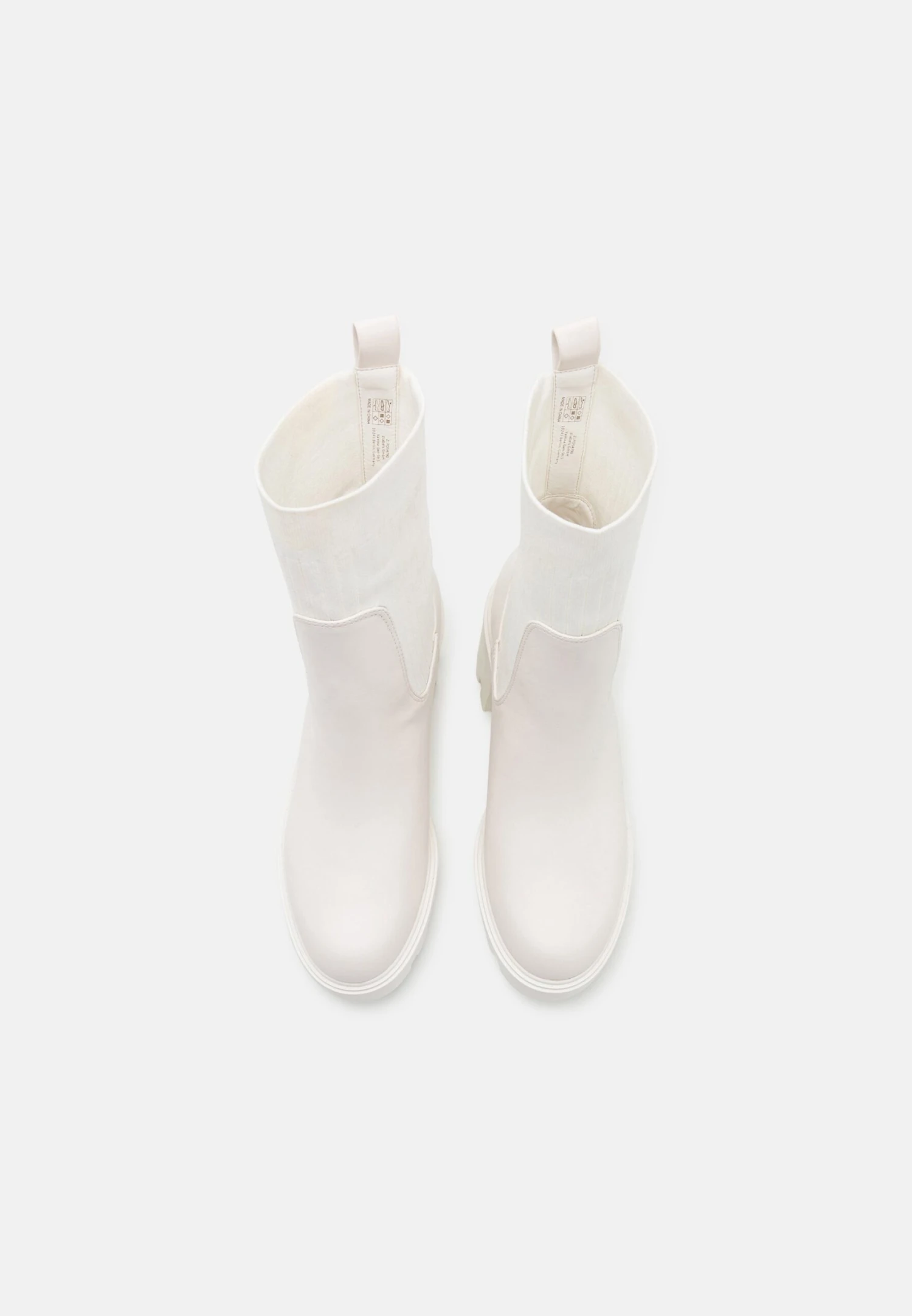 Platform Ankle Boots - White 6 Platform Ankle Boots - White - Image 6