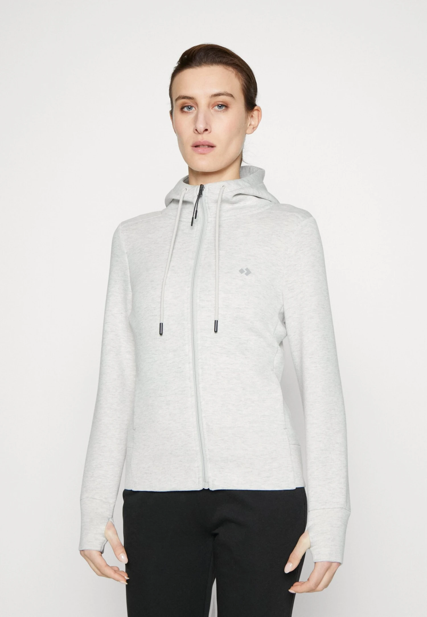 Zip-Up Sweatshirt - Grey 1 Zip-Up Sweatshirt - Grey