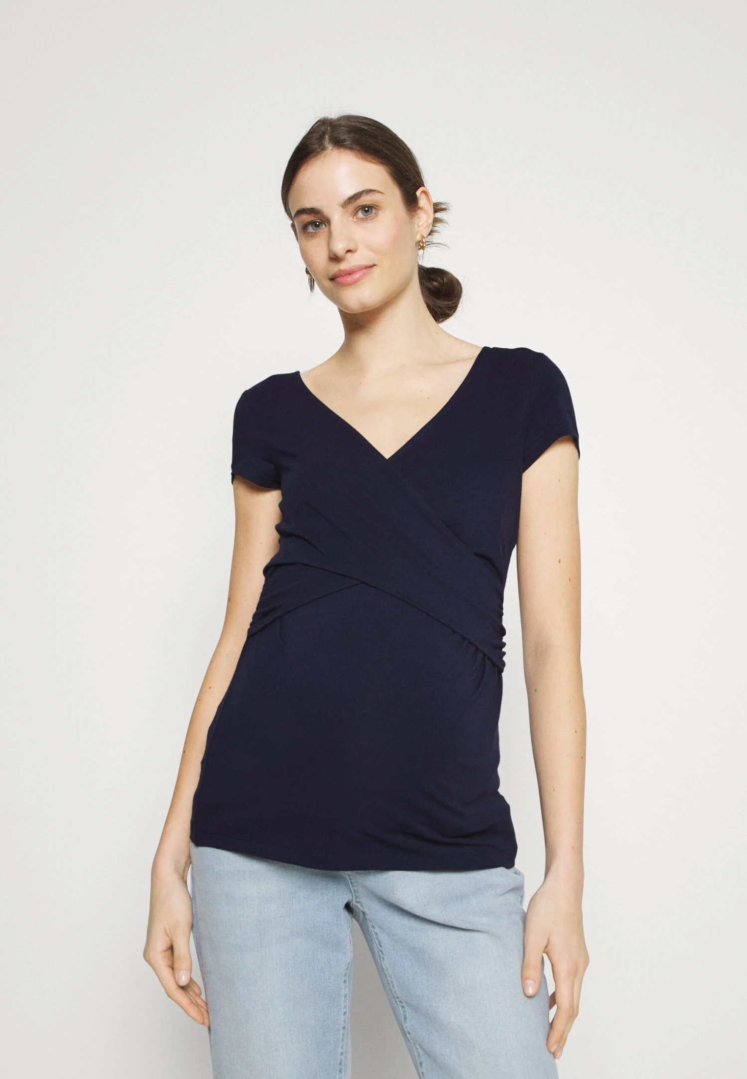 2Pack - Basic T-Shirt - Khaki/Dark Blue 2 2Pack - Basic T-Shirt - Khaki/Dark Blue - Image 2