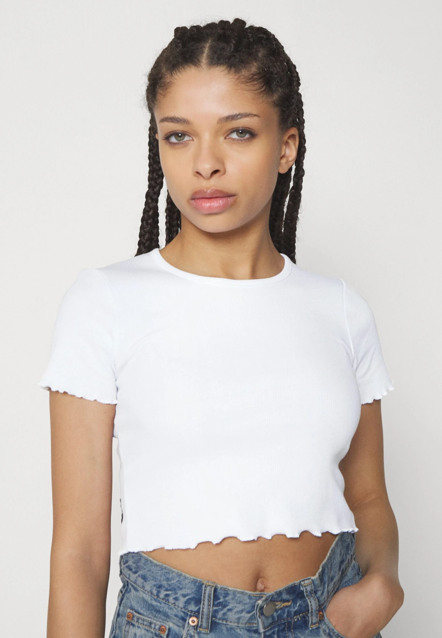 Even&Odd 2 Pack - Basic T-Shirt - 601 - Light Green_001 - White 5 Even&Odd 2 Pack - Basic T-Shirt - 601 - Light Green_001 - White - Image 5