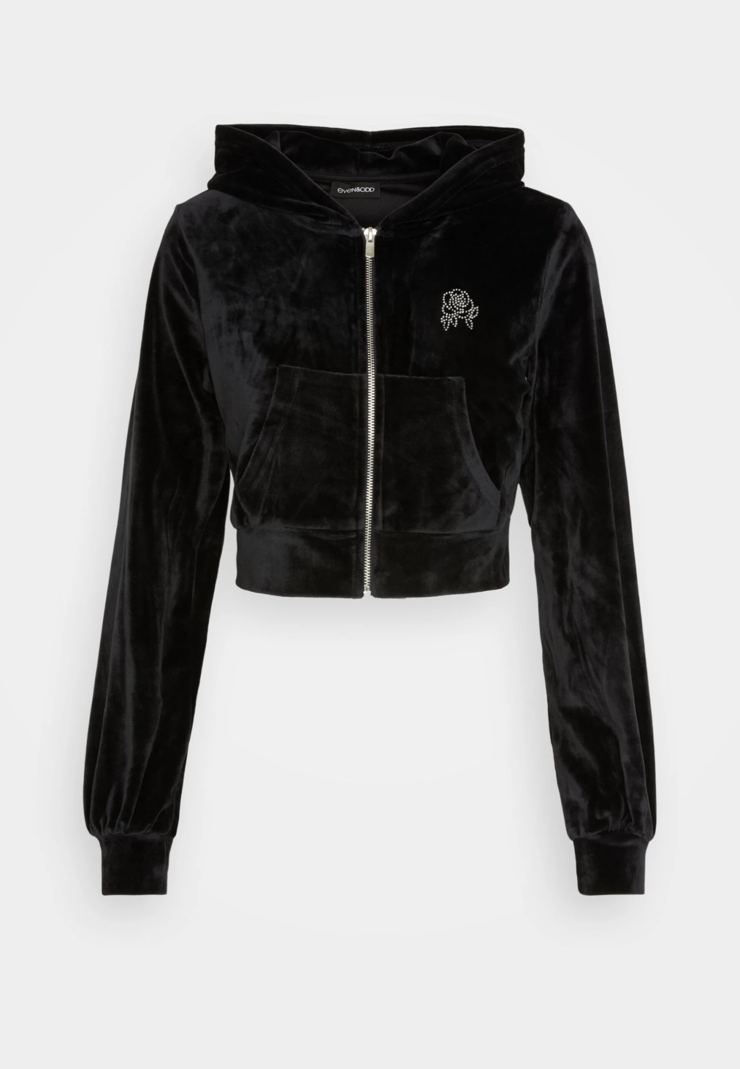 Even&Odd Zip-Up Sweatshirt - Black 5 Even&Odd Zip-Up Sweatshirt - Black - Image 5