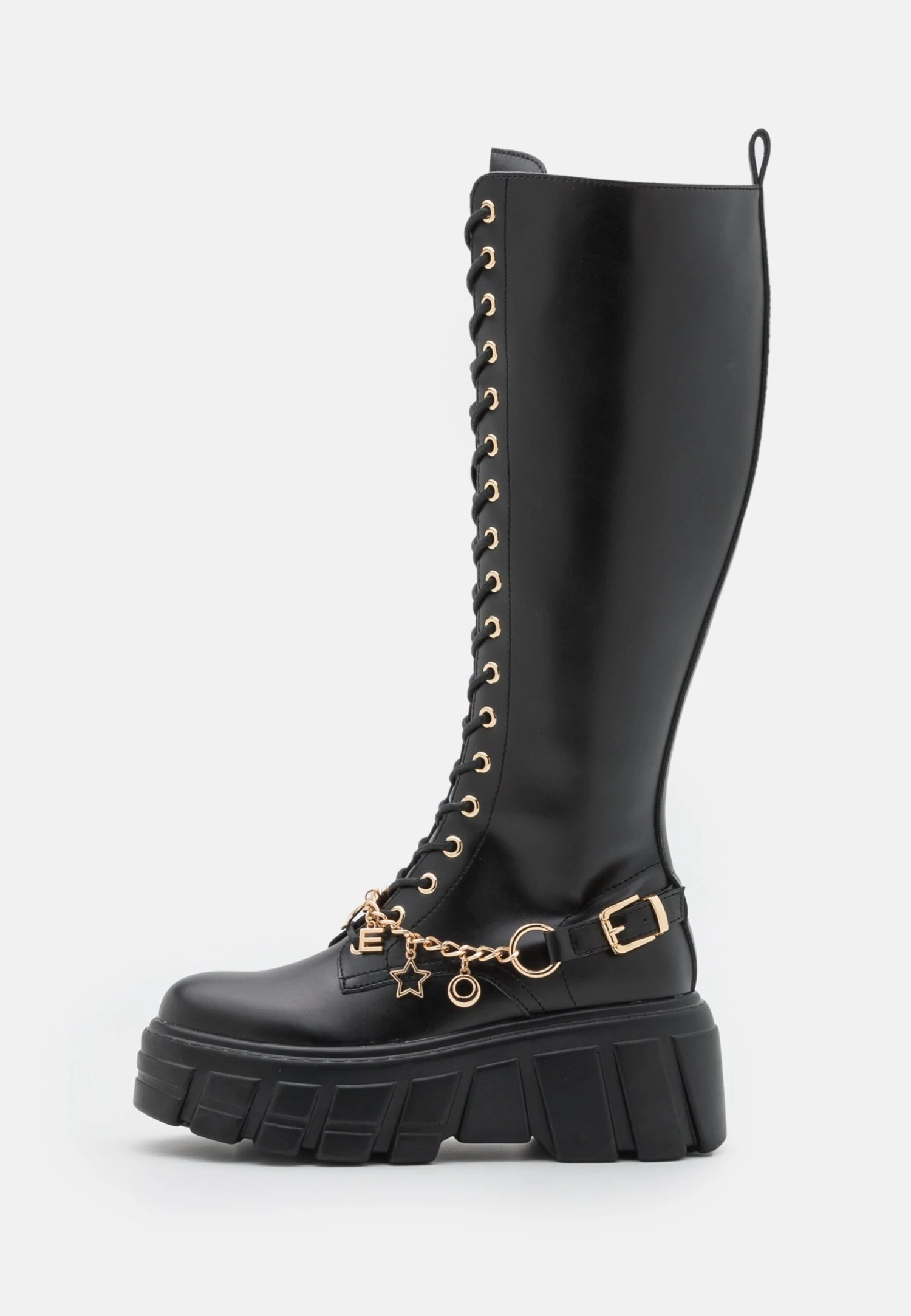 Even&Odd Lace-Up Boots - Black 2 Even&Odd Lace-Up Boots - Black - Image 2