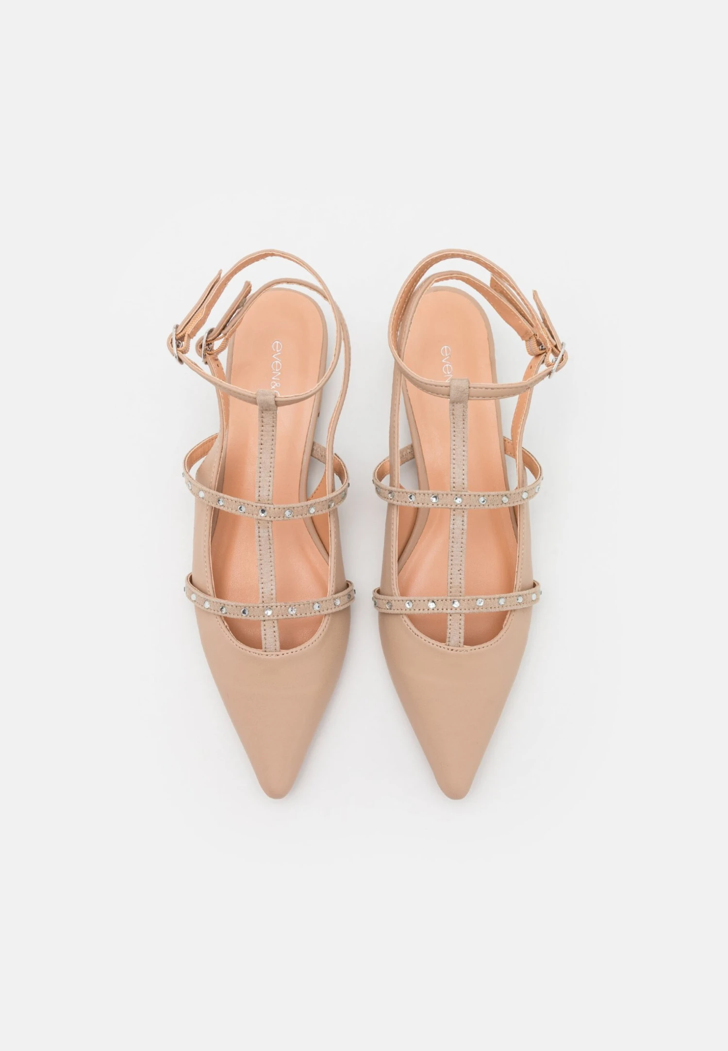Even&Odd Slingback Ballet Pumps - Beige 6 Even&Odd Slingback Ballet Pumps - Beige - Image 6