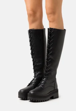 Lace-Up Boots - Lace-Up Boots