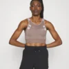 Medium Support Sports Bra - Taupe