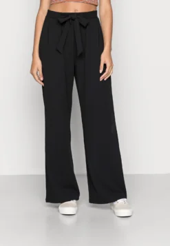 Even&Odd Belt Detail Wide Leg Pants - Trousers