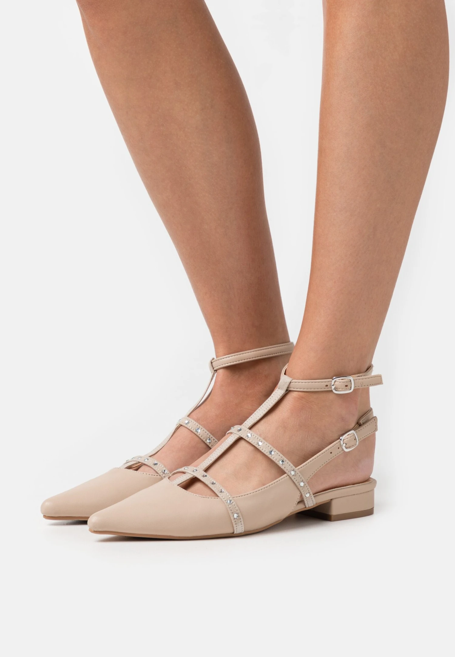 Even&Odd Slingback Ballet Pumps - Beige 1 Even&Odd Slingback Ballet Pumps - Beige