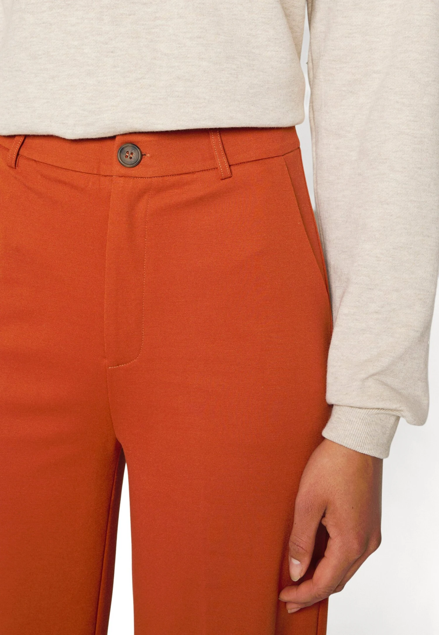 Wide Leg Trousers - Trousers -Brown 5 Wide Leg Trousers - Trousers -Brown - Image 5