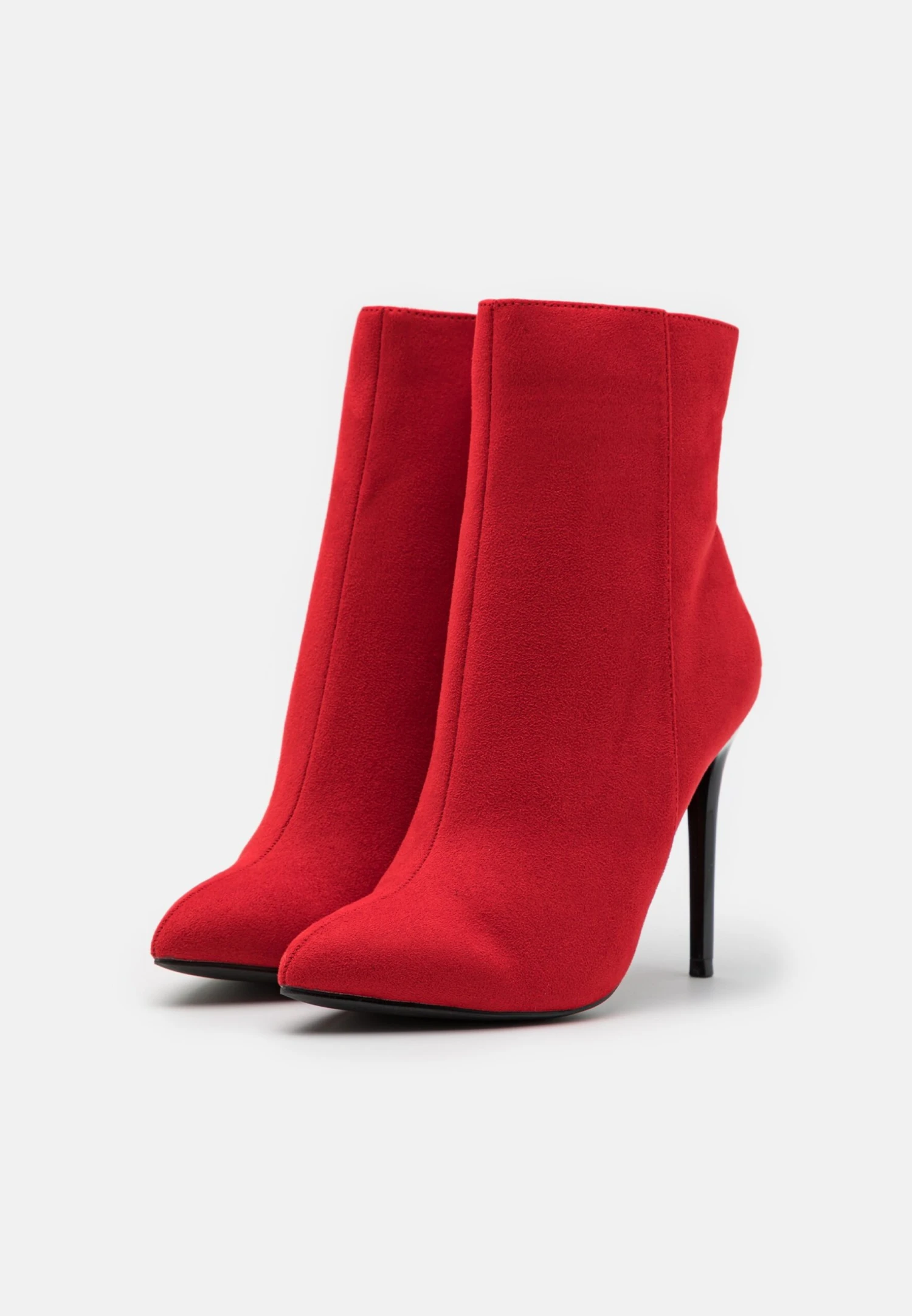 Even&Odd High Heeled Ankle Boots - Red 3 Even&Odd High Heeled Ankle Boots - Red - Image 3