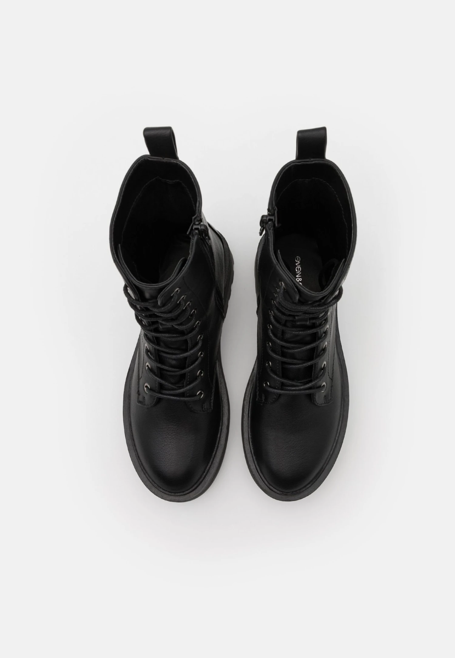Even&Odd Platform Ankle Boots - Black 6 Even&Odd Platform Ankle Boots - Black - Image 6