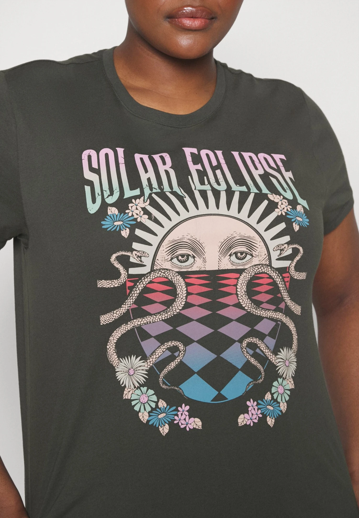 Print T-Shirt - Anthracite 5 Print T-Shirt - Anthracite - Image 5