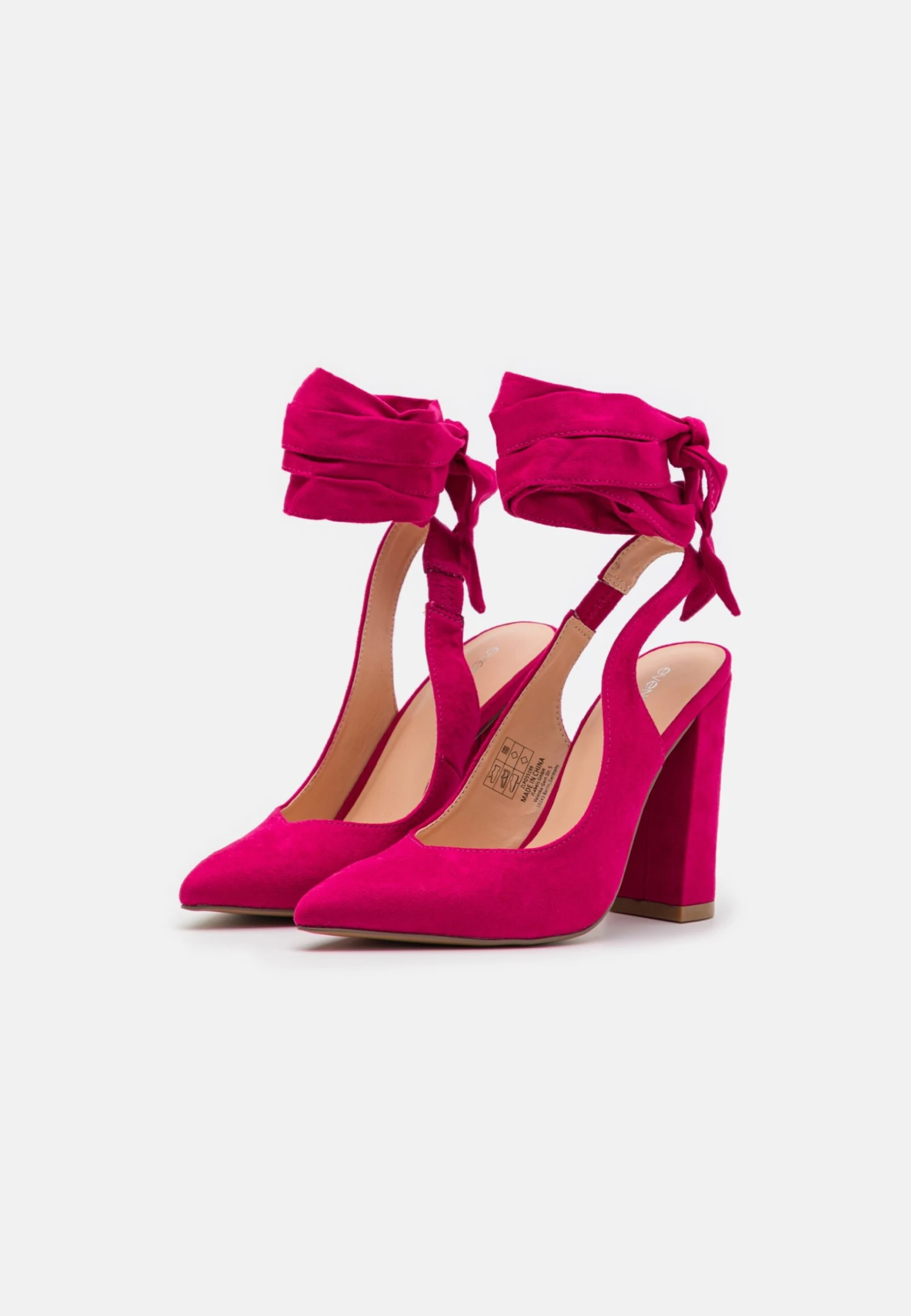 Even&Odd Lace-Up Heels - Pink 3 Even&Odd Lace-Up Heels - Pink - Image 3